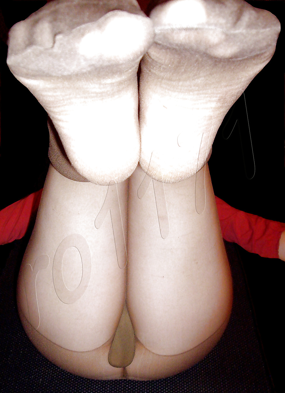 Pantyhose Wife Dangling Feet Tights Nylon Legs Ass