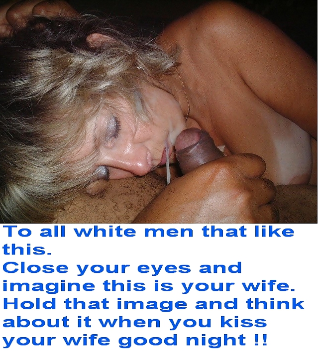 Free White wives getting facial interracial photos