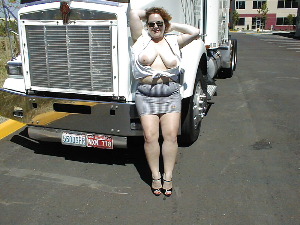 Free Ex Wife #57 Wht Semi, Mini Skirt & Heels #2 photos