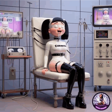 Pixwhores Experimental Enhanced: Animated Orgasmatron Gifs #12