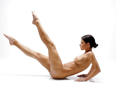 Long Legs  Flexible solo feet and legs wide behind head