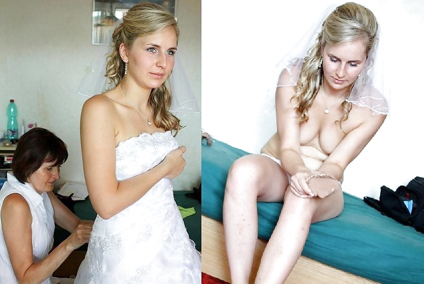 Free Brides and bridesmaids, before and after amateurs. photos
