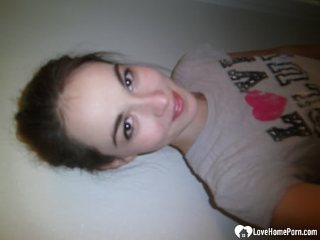 girl with cute eyes seduces like a pro         