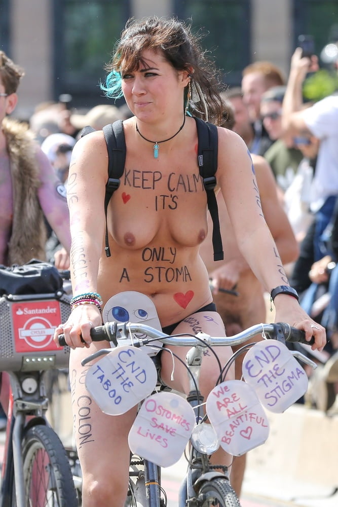 London Wnbr World Naked Bike Ride Pics Play Nude Man Cock