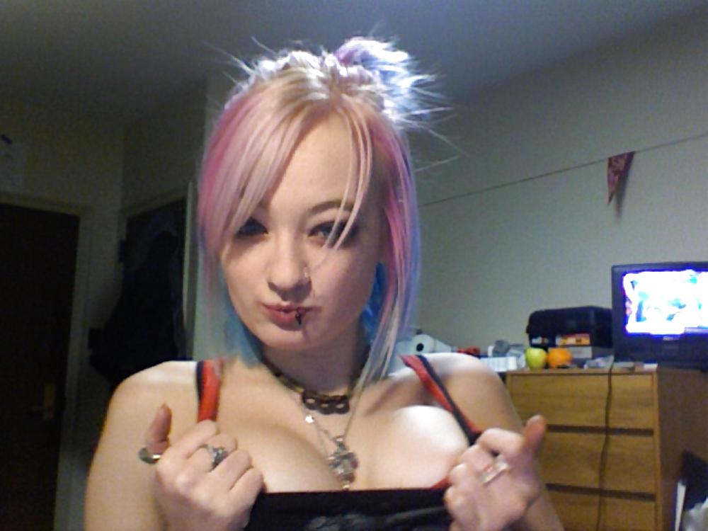 Free Stolen Pics - Busted Emo Slut Part 1 photos