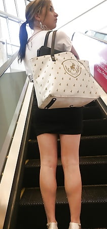 Super slutty mall teen in heels