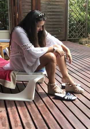 white dress without panties         