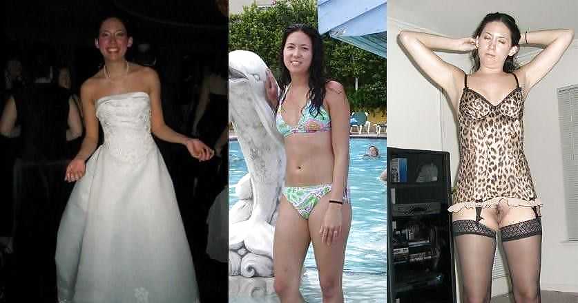 Free Real Amateur Brides - Dressed & Undressed 4 photos