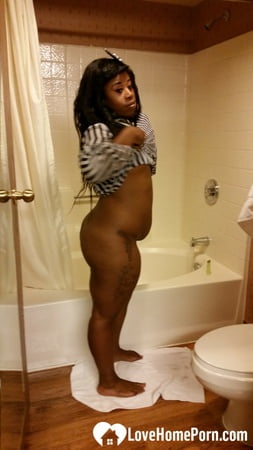 black honey gets recorded as she showers         