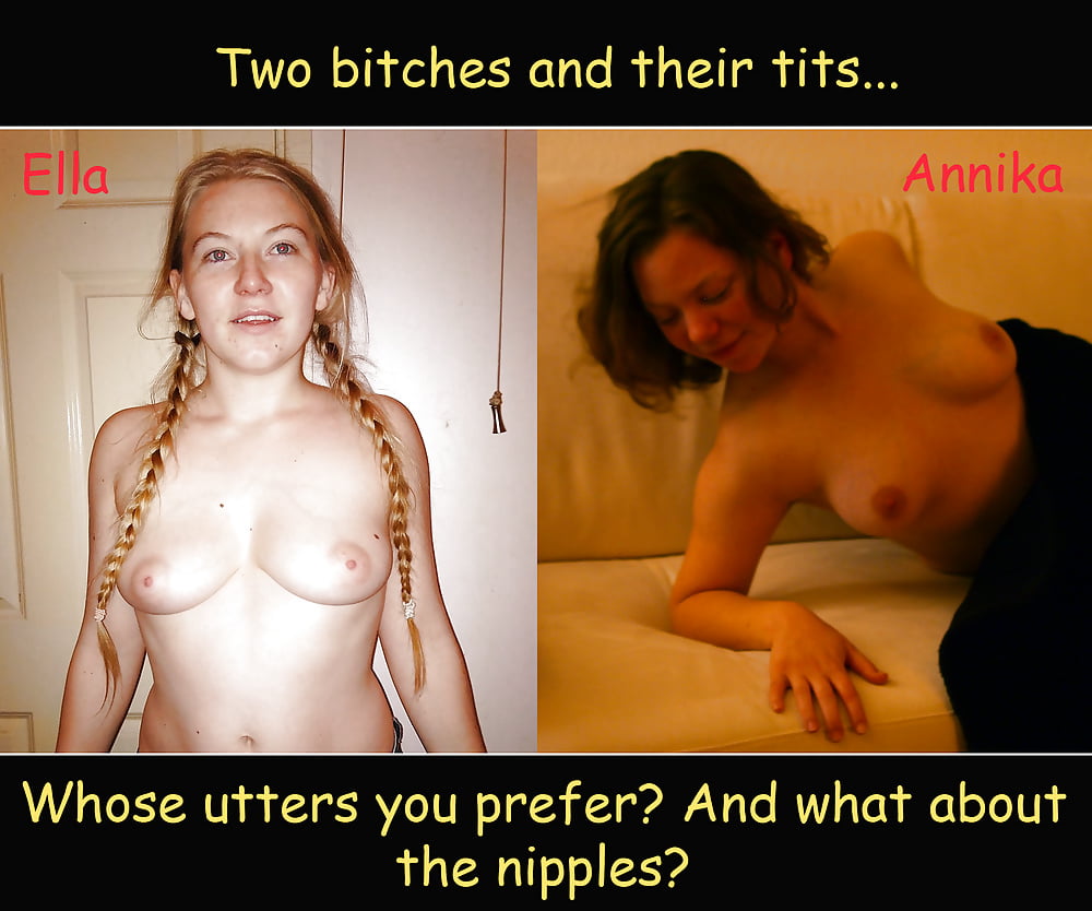 Free Two sluts to compare: Annika, German vs. Ella, British photos