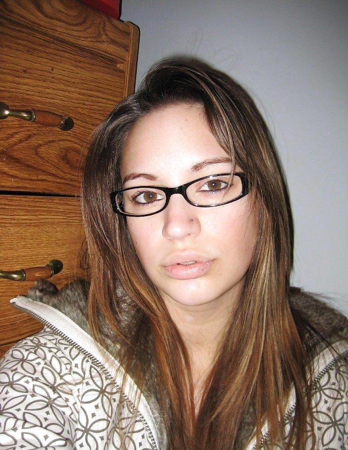 Free sexy in glasses photos