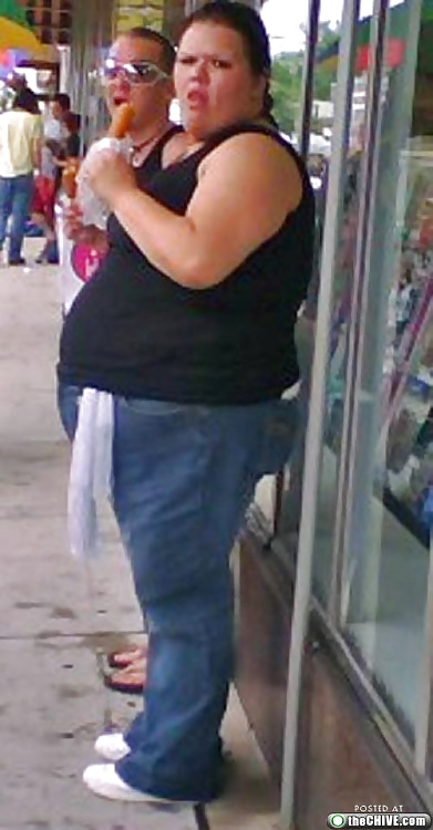 Free SSBBW clothed & public 2 photos