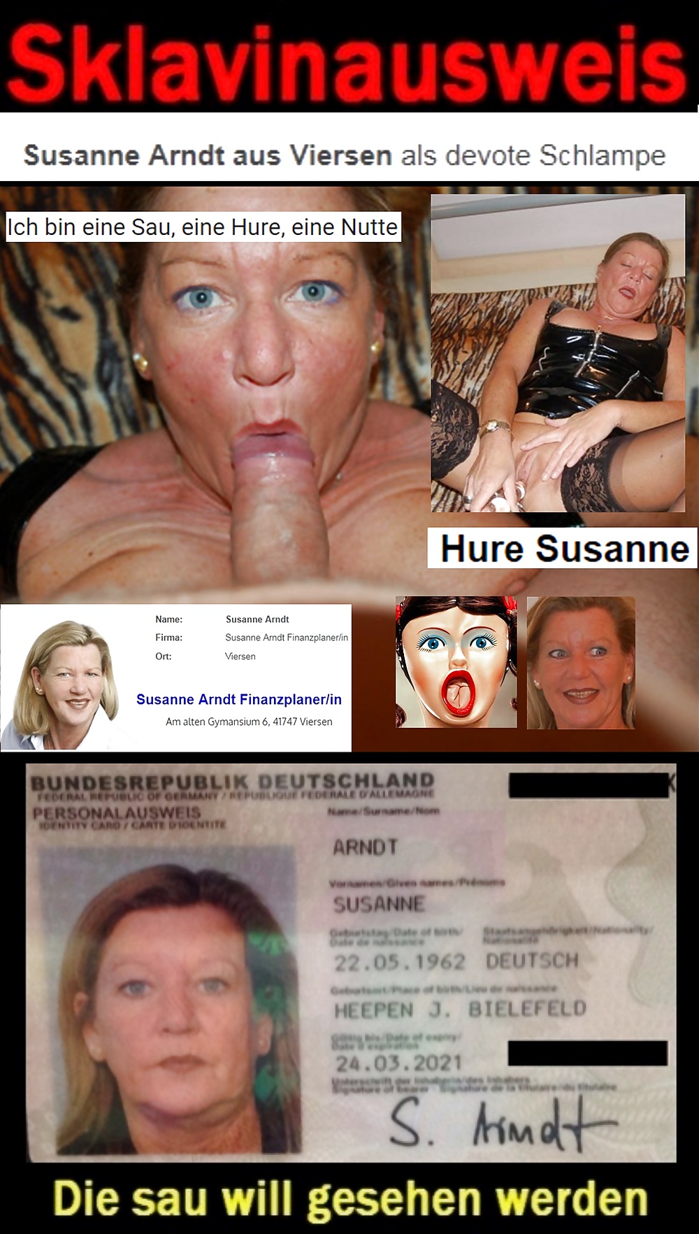 Free Susanne Arndt German Cuckwhore 01 photos