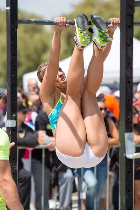 Bending club upskirt outdoor