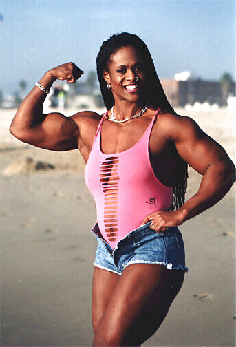Free Black female Muscle 3 photos