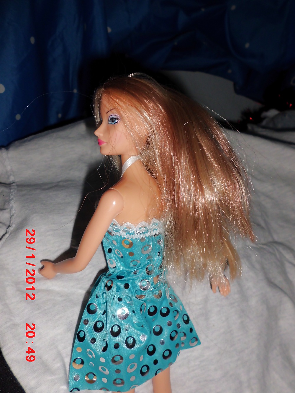 Free doll blue dress photos