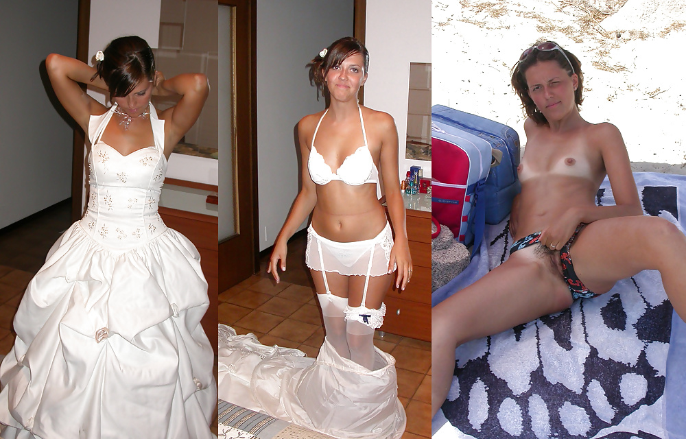 Free Brides and bridesmaids, before and after amateurs. photos