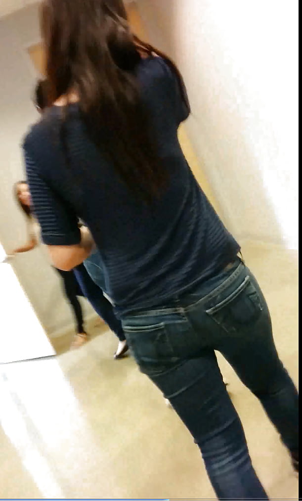 Free cute asian chinese girl ass in jeans voyeur (non-nude) photos