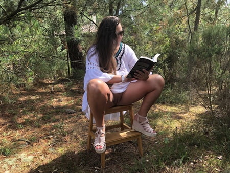 white dress without panties         