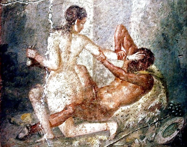 Erotic frescos gay in pompeii