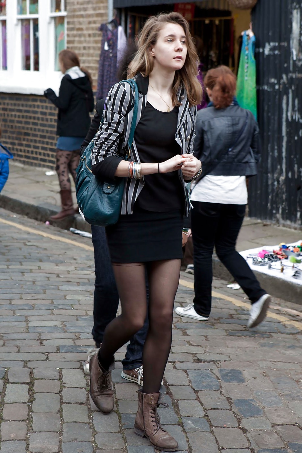 Free Candid young slut in the street III photos