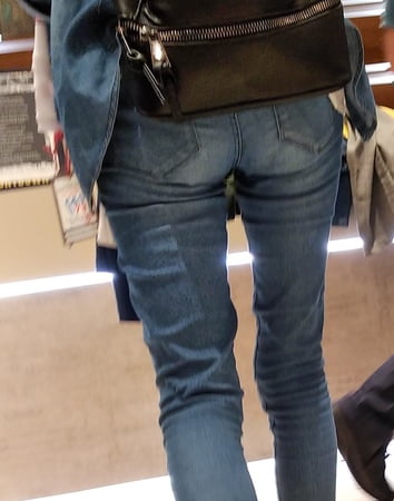 sexy legs and ass whith jeans or thight pant           