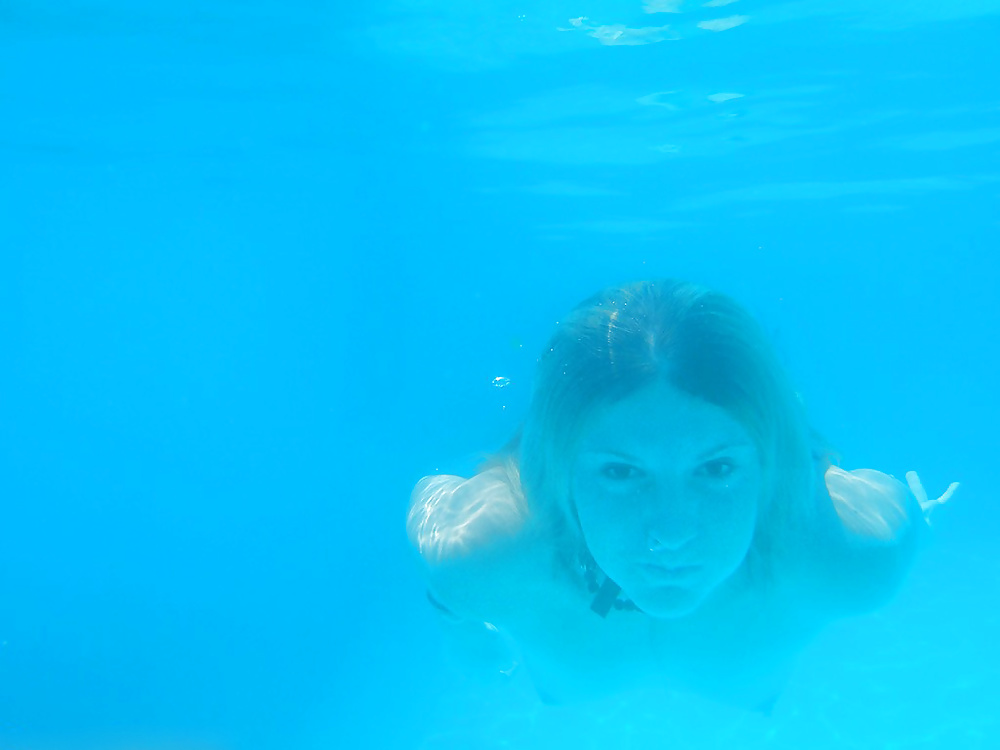 Free Mermaid dives in swimming pool photos