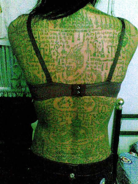 Free Thai girl tattoo designs photos