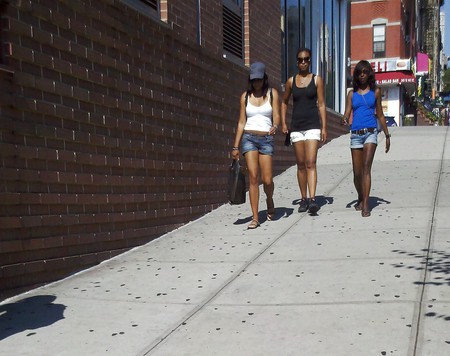 Harlem Girls on the Street