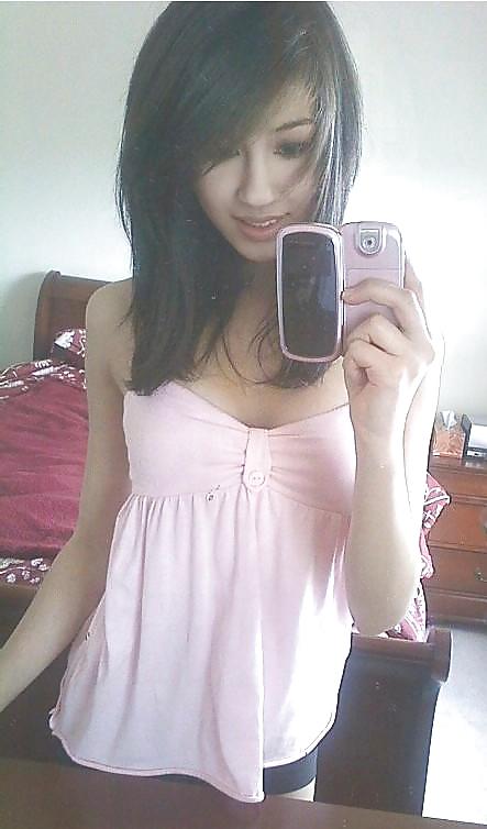 Free Asian teen posing photos