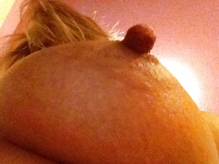 Huge nipple a lady I fucked sent me as memento
