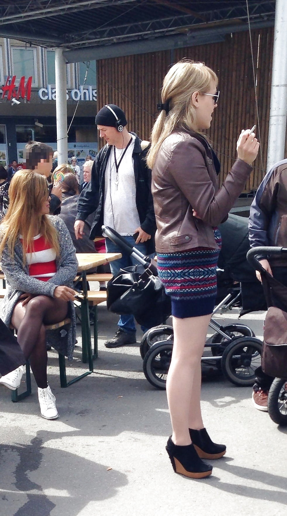 Free Candid Street Pantyhose -Tights #006 photos