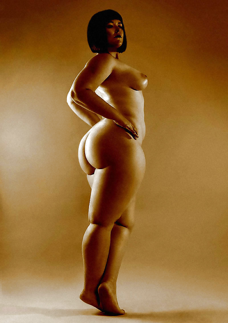 Curvy Nude Women Body.