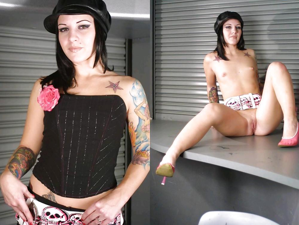 Free Sexy ladies before and after dressed undressed photos