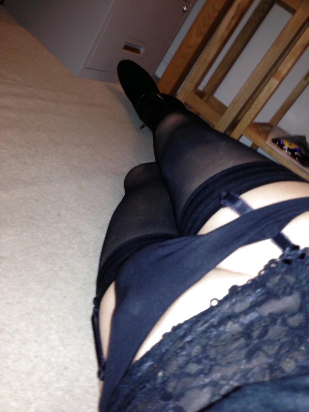 Free new little black dress and stockings photos