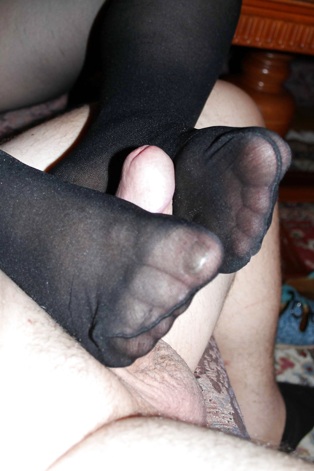 Free Black pantyhose with penis sleeve photos