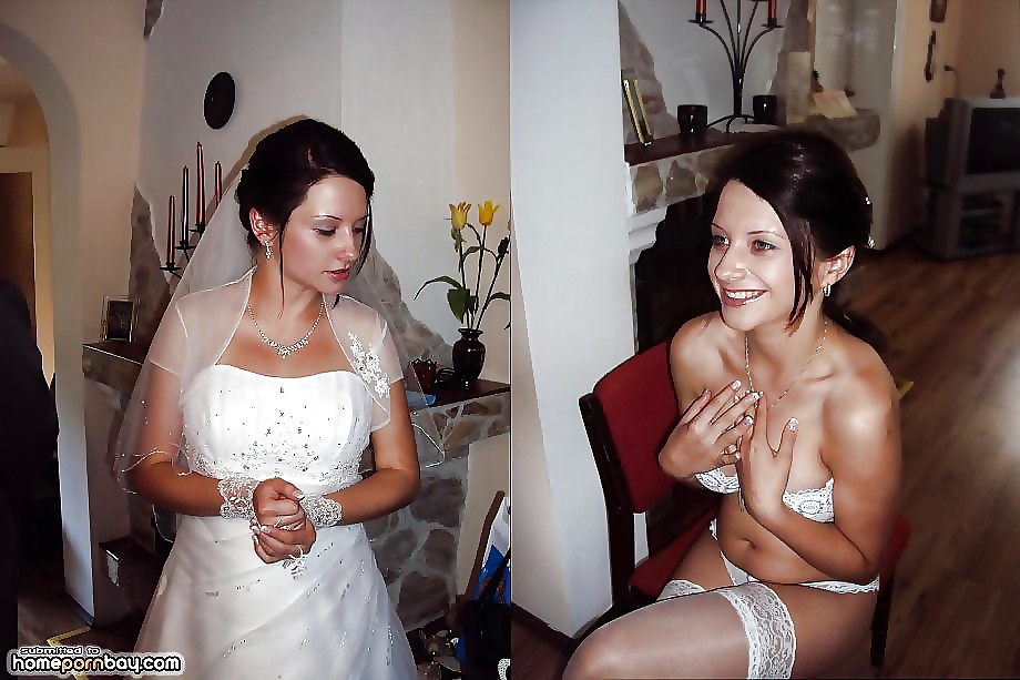 Free Real Amateur Brides - Dressed Undressed 11 photos