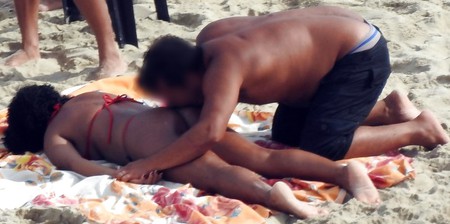 SMELL ASS IN JANGA BEACH, BRAZIL.