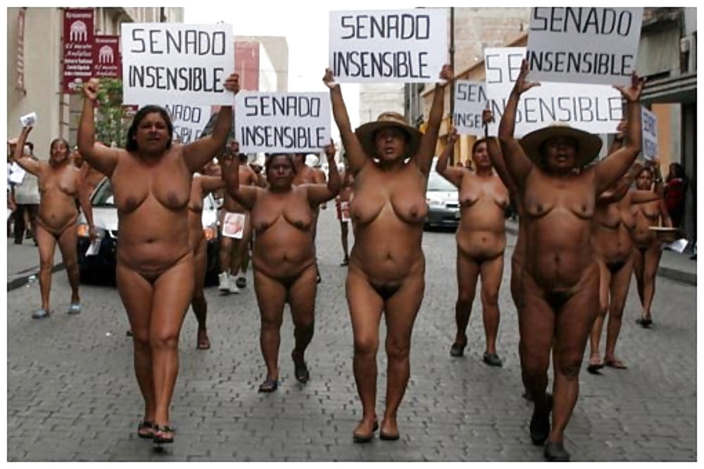 Celebrity Nude Protestors In Spain Pictures