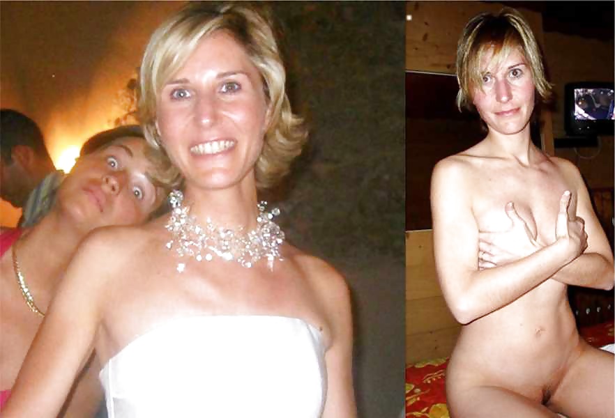 Free Real Amateur Brides Dressed Undressed 15 photos