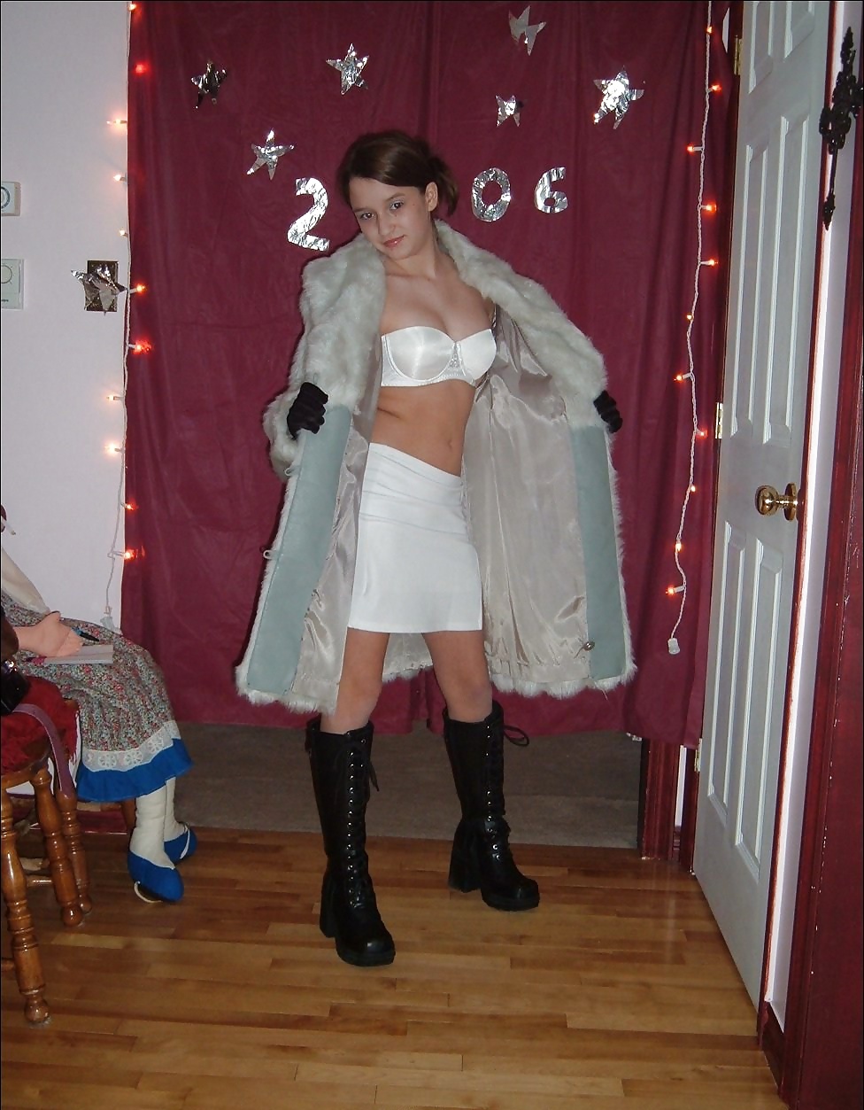 Free Girl in fur coat photos