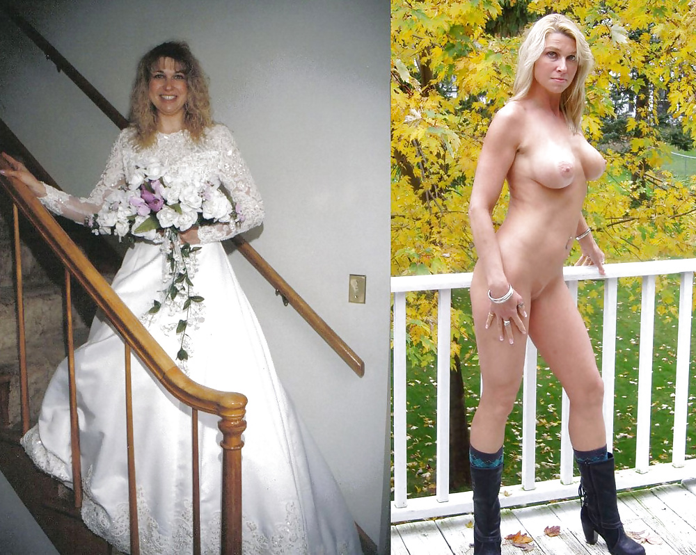 Free Real Amateur Brides Dressed Undressed 16 photos