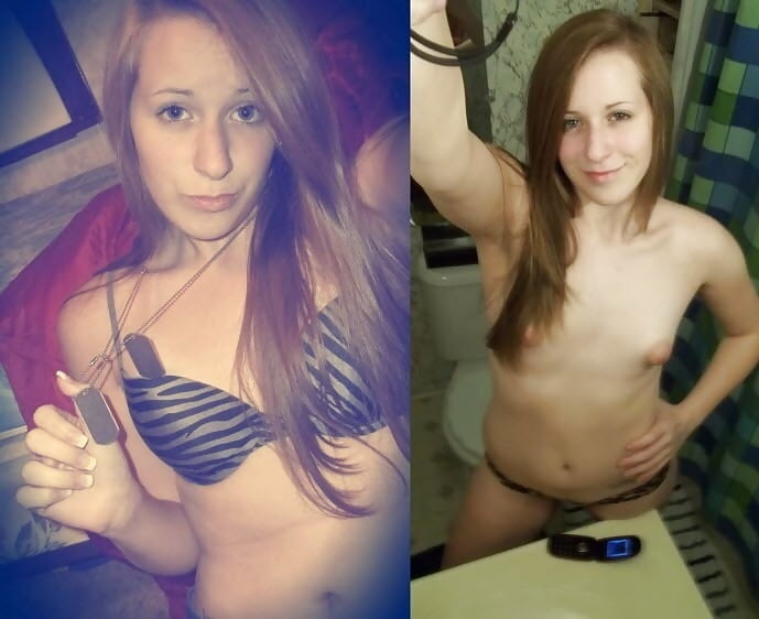 Before and After - Girls with Small Tits 19 - 19 Photos 