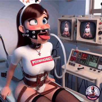 Pixwhores Experimental Enhanced: Animated Orgasmatron Gifs #2