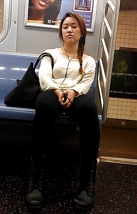 Free New York Subway Girls Asian Express Line photos
