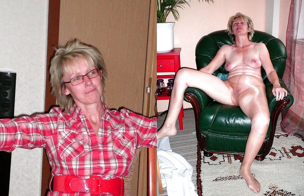 Free Dressed undressed MILF part 1 photos