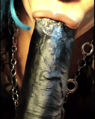 My lips around a Big Black Cock
