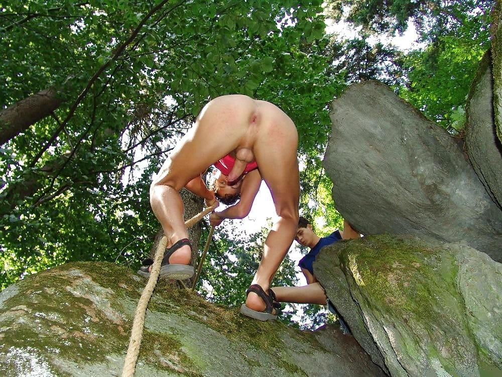 Climbing got girl fuck — pic 8