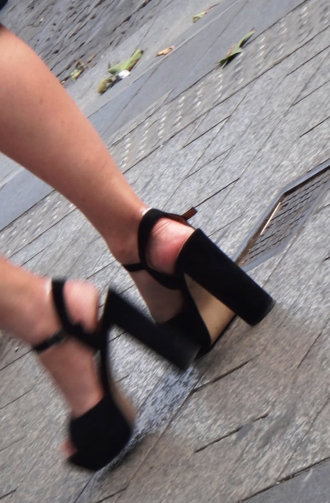 Candid mature in high heels photo #324418671