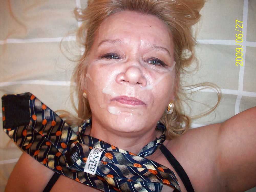 Free Amateur facial mature woman photos